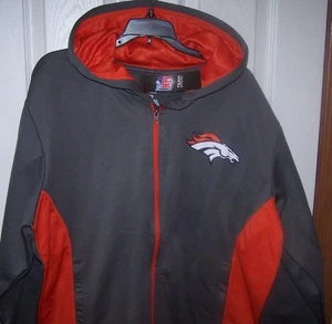 Denver Broncos grau Kapuzenpullover mit Reißverschluss Herren Small neu mit Etikett " - Bild 1 von 1