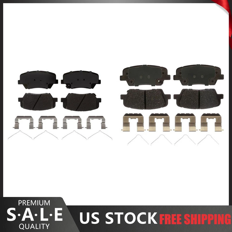 Pastillas de freno delanteras y traseras R-Line 2017 para Hyundai Santa Fe Sport Foto 1 de 4