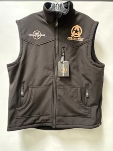 Teton Ridge 2023 The American Rodeo Contestant schwarze Herrenweste - Gr. XL - Neu mit Etikett - Bild 1 von 10