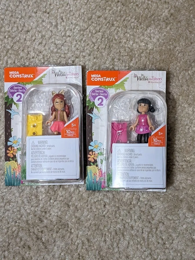 Minifigura American Girl AG Wellie Wishers Mega Construx Serie 2 muñecas Foto 1 de 1