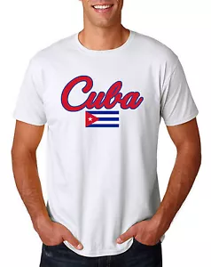 Cuba National Team T shirt Flag Baseball Soccer Pride - Picture 1 of 4