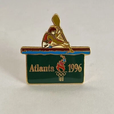 Vintage 1996 Atlanta Olympic Games Collection Pin Men's Rowing - Image 1 of 2