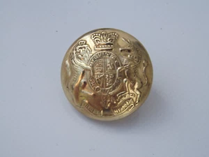 Reproduction Victorian British Army QVC General Service Button Brass 19mm new - Picture 1 of 3