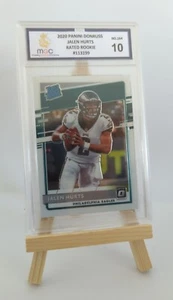 Jalen Hurts Rated Rookie Eagles NFL Card - MGC 10 - 2020 Panini Donruss Optic - Picture 1 of 2