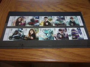 HARRY POTTER STAMPS LOCATION CODE ON TABS MNH STAMPS F/S ROYAL MAIL GB OCT 2018 - Picture 1 of 3