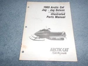 Arctic Cat Jag 1989 de lujo para motos de nieve libro ilustrado manual de fábrica fabricante fabricante de equipos originales - Imagen 1 de 6