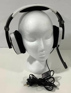 Tt eSports by Thermaltake Shock White Gaming Headset Headphones [~Tested & Works - Picture 1 of 12