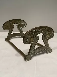 Art Nouveau Beautiful Maidens Expandable Decorative Arts Book Rack Bookends - Picture 1 of 14