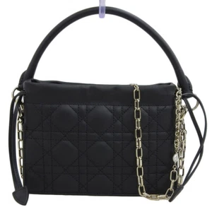 Dior Lady Dior Millie Mini Bag 2WAY Crossbody Pouch ChainShoulder Bag black - Picture 1 of 7