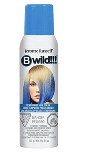 Jerome Russell B Wild (Bengal Blue) Temporary Hair Color Spray 3.5oz - Picture 1 of 12
