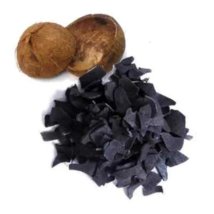 Coconut shell charcoal & Pure Organic Activated Carbon Chips Natural Ceylon - Picture 1 of 6