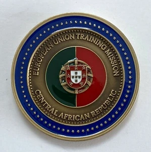 EUROPEAN UNION TRAINING MISSION EUTM in CENTRAL AFRICAN REPUBLIC 2020/21 medal - Foto 1 di 2