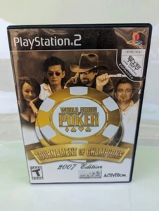 World Series of Poker: Tournament of Champions Sony PlayStation 2 PS2 Game works - Foto 1 di 2