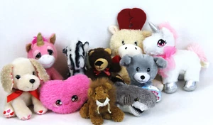 10 Small Plush Stuffed Animals Toys Mixed Lot Teacher Reward Prize Treasure Box - Picture 1 of 4