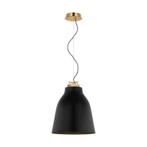 Visual Comfort Modern Sean Lavin Forge 1 Lt Pendant, Brass/Black - SLPD29927BNB - Picture 1 of 1