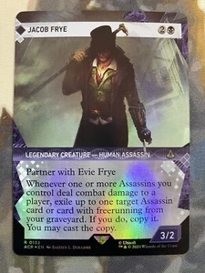 JACOB FRYE, 0132 *Showcase Foil* Assassin's Creed MTG - NM - Picture 1 of 2