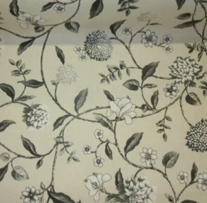 Nassau Vine Toile Onyx Architectural Digest Inspo - Picture 1 of 6