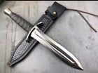 Custom Handmade D2-tool Steel Hunting Dagger Bowie Knife With Micarta Handle