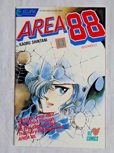 Área 88 No. 14 de diciembre de 1987 Viz Comics/Eclipse International primera impresión casi nuevo (9,4) - Imagen 1 de 12