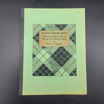 Harriet C Douglas 1949 Scotch Tartan Setts Shuttle Craft Guild Guide  132 Plaids - Image 1 of 3