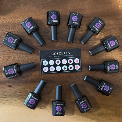 12 piezas Coscelia Profesional Arte en Uñas Gel Esmalte 10 ml o 0,33 foz Foto 1 de 4
