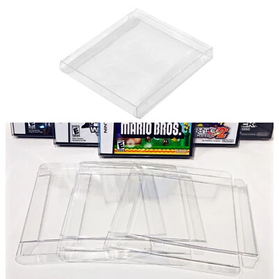 25PC Box Protectors For NINTENDO DS Video Games (NTSC ONLY, NOT PAL) Clear Cases - Image 1 of 4
