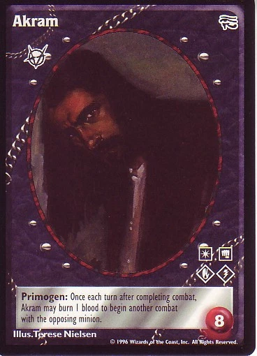 6 x Akram VTES CCG Mixed - Image 1 of 1