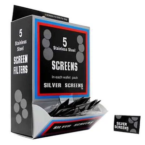 500 Pipe Filters 20mm Silver Screens Stainless Steel Pipe Screens 3/4 (Full Box) - Picture 1 of 3