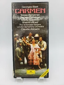 Georges Bizet CARMEN Claudio Abbado 3 Cassette Box Set. Polydor. West Germany - Picture 1 of 7