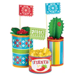 MEXIKANISCHES FIESTA HERZSTÜCK TISCHDEKORATIONSSET ~ Partyzubehör Cinco de Mayo - Bild 1 von 1