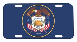 Utah Flag License Plate Auto Tag - Picture 1 of 1