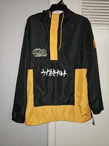 Atsuko Black And Yellow Naruto Anorak/Windbreaker - Medium - Pre-Owned - Picture 1 of 4