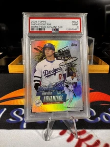 Shohei Ohtani 2025 Topps Home Field Advantage SSP Los Angeles Dodgers PSA 9 - Picture 1 of 2