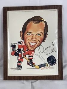 1971 SPORTICATURES Hockey Print DENNIS HULL Chicago Blackhawks Pelkowski REPRINT - Bild 1 von 7