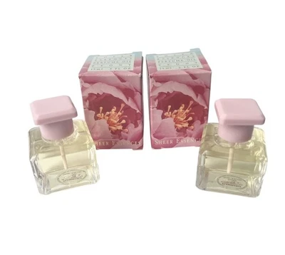 2 - Vintage 1998 Avon "SHEER ESSENCES PEONY Purse Perfume Oil .5 oz / 15 ml - Image 1 of 4