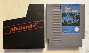 Milon's Secret Castle Nintendo NES cartuccia e custodia per gioco. Autentico. Testato. - Foto 1 di 2