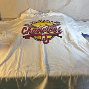 Camiseta Oklahoma University Big 12 Softbol 2010 Campeones XL - Imagen 1 de 6