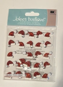 Jolee's Boutique Weihnachten Sammelalbum Aufkleber - Neu im Paket - Weihnachtsmützen - Bild 1 von 4
