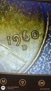 Lincoln Cent Mint Error: BU 1960d Large Die Break ~ Free Shipping . Awesome Coin - Picture 1 of 13