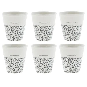 6er Set Espressobecher ohne Henkel MINI BLOOMS 80ml Bastion Collections - Bild 1 von 3