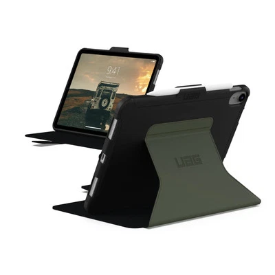 UAG Designed for iPad 10.9” 10th Gen 2022 Case Scout Folio Black/Olive with... - Image 1 of 4
