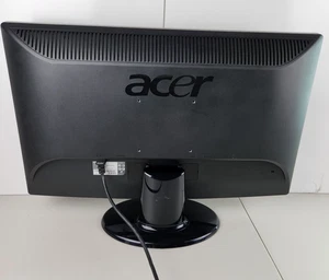 Acer H243H Bmid LCD Monitor Black 24" Full HD 1080p 16:9 Widescreen VGA/DVI/HDMI - Picture 1 of 13