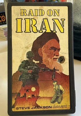 1980 Raid on Iran Pocketbox War Game from Steve Jackson Games 1150N - UNPUNCHED - Image 1 of 4