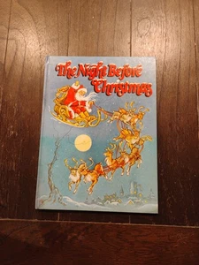 VTG The Night Before Christmas Rene Cloke Clement C Moore 1980 1st Edition print - Imagen 1 de 4