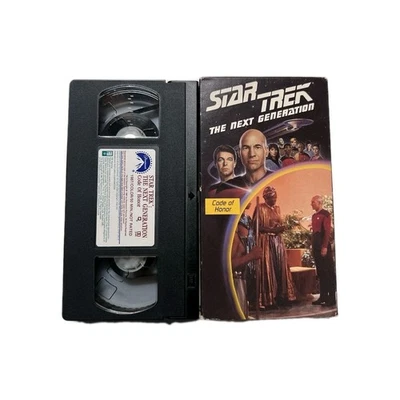 Star Trek The Next Generation: Code Of Honor 1987 VHS - Good Condition Episode 4 - Image 1 of 4