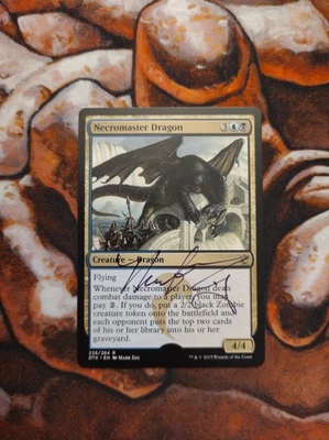 *ARTIST PROOF* Necromaster Dragon Mark Zug Signed Magic the Gathering - Image 1 of 2