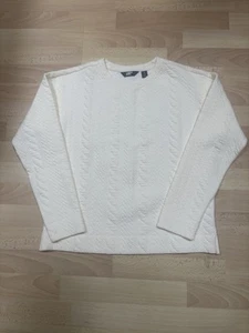 Lands End Sweater Women’s Small Cable Knit Fisherman Style - Picture 1 of 3