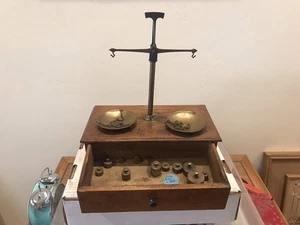 Antike Apotheker- oder Goldschmuckwaage um 1890 - Bild 1 von 19