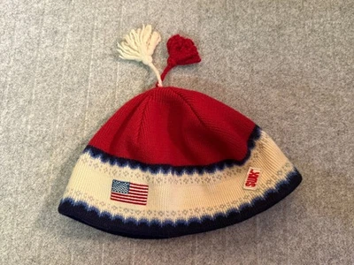 SWIX Ski Hat Red White Blue American Flag EUC - Image 1 of 4
