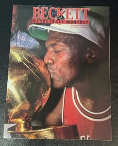 1991 Michael Jordan Beckett Basketball Card Magazine Issue #14 September Bulls - Picture 1 of 2